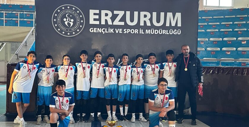 Oltu’nun Yıldız Voleybolcuları İl Şampiyonu Oldu