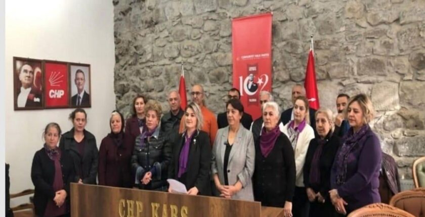 CHP Kars Kadın Kolları’ndan 5 Aralık Mesajı: “Çare Eşitlikte, Çare Eşit Temsilde!”