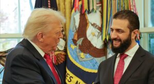 Ahmed Şara ve Donald Trump Arasında Kritik Görüşme: Suriye’de Geçiş Süreci ve Yeniden İmar Masada