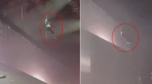 Ünlü şarkıcı 20 metreden aşağı düştü