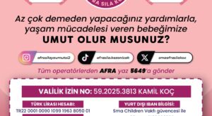 SMA Hastası 6 Aylk Afra Sıla’nın Yaşam Çığlığı: “Güneşim Sönmesin, Evladım Toprak Olmasın!”