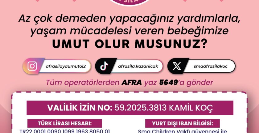 SMA Hastası 6 Aylk Afra Sıla’nın Yaşam Çığlığı: “Güneşim Sönmesin, Evladım Toprak Olmasın!”
