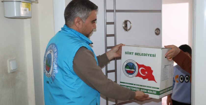 Siirt Belediyesinden Çölyak ve Fenilketonüri Hastalarına Kesintisiz Gıda Desteği