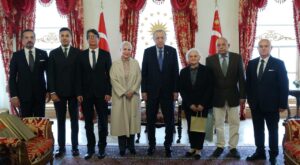 Cumhurbaşkanı Erdoğan Merhum Başbakan Adnan Menderes Ve Dava Arkadaşlarından Bakanların Ailelerini Kabul Etti