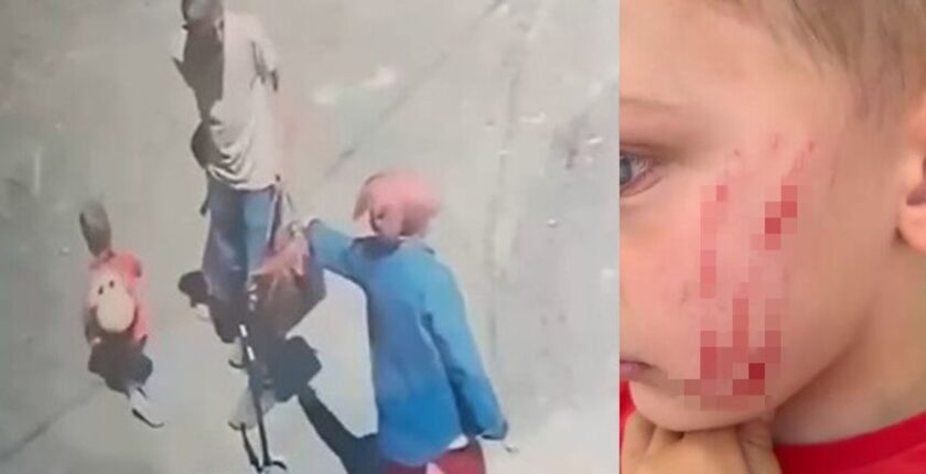 Van’da sokakta oynayan çocuğa saldırı: O anlar kamerada