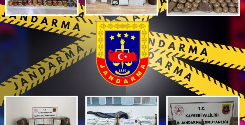 Kayseri İl Jandarma Komutanlığından Mayıs Ayı Bilançosu: Çok Sayıda Suç Unsuru Ele Geçirildi Ve 88 Şüpheli Yakalandı